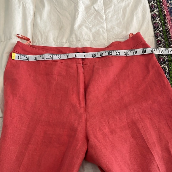 Linen pants Cape Cod red size 12 - Picture 6 of 6